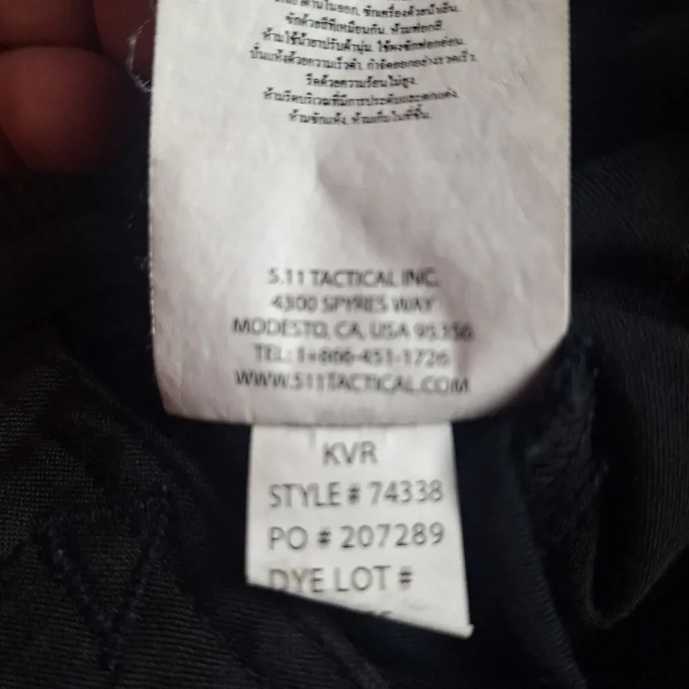 5.11 Tactical Men's PDU Class A Twill Uniform Pants Black 019 Style 74338 34x30